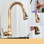 Antique brass faucet – Vintage design for the kitchen