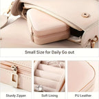 Jewelry Organizer VOYELIA | Travel Case for Jewelry | Compact & Stylish | PU Leather