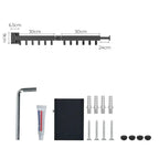 out clothes horse - Wall-mounted aluminium clothes dryer