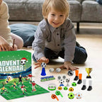 MatchBox – Advent Calendar for Boys and Girls with Stadium Building Set