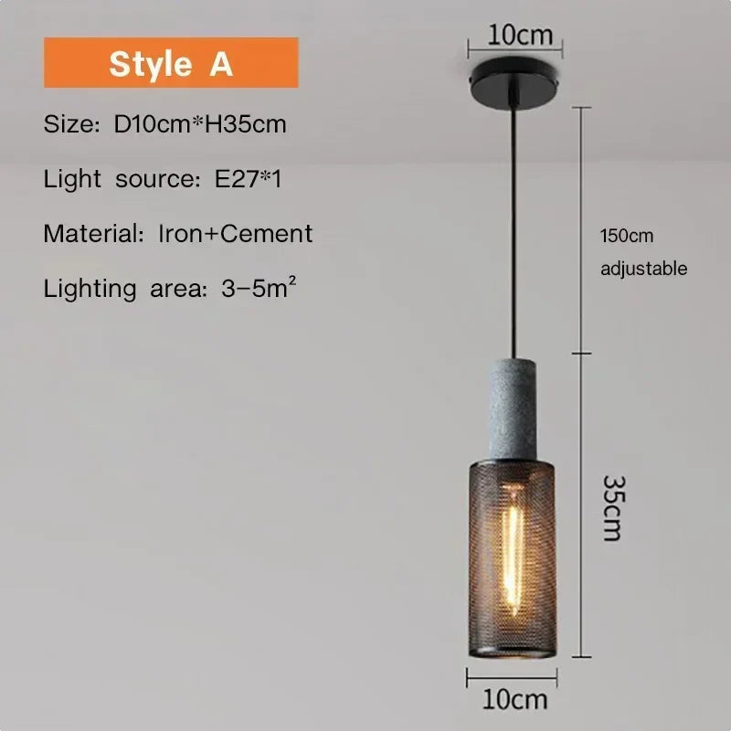 Retro American Country Hanging Lamp