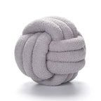 Boucle Rope Knot Ball Cushion