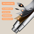 Jetiva Shower Head | 3 Spray Types | Pressure Boosting & Water Saving | Silver Design
