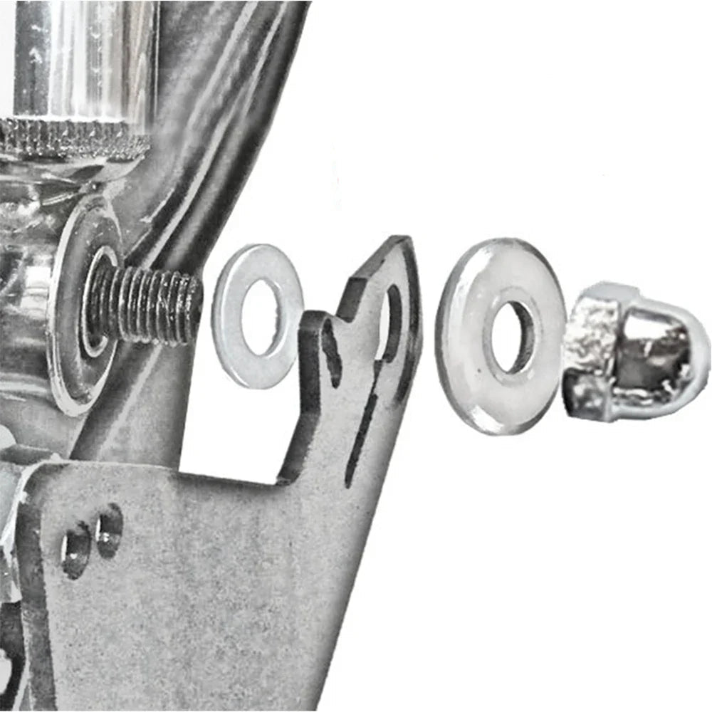 Universal Motorcycle Rear Fender Mudguard with Steel Bracket – TrailGuard