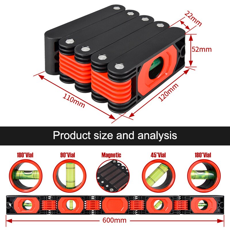 Multi-Angle Precise Leveling Foldable Measurement Tool