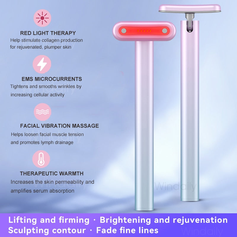 4-in-1 Lumi Lift - improve your skin in 2 days with LED and EMS light therapy
