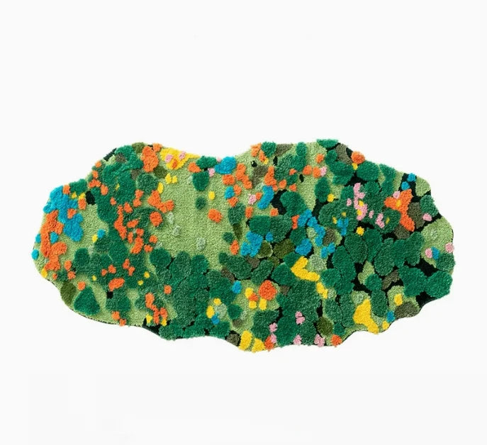 Moss Tufting Bathroom Mat