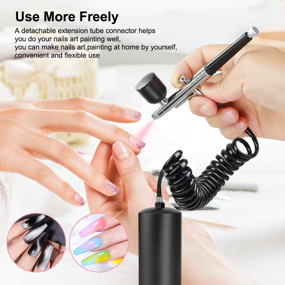 High-Pressure Portable Nano Airbrush - Electric Oxygen Spray Gun for Beauty, Art & Crafts
