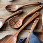 EcoWood – Luxurious cookware set made of wood with storage bucket
