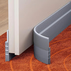 SilentSeal door draft stopper under door seal | Cold, noise & draft protection | Self-adhesive door bottom seal interior & exterior