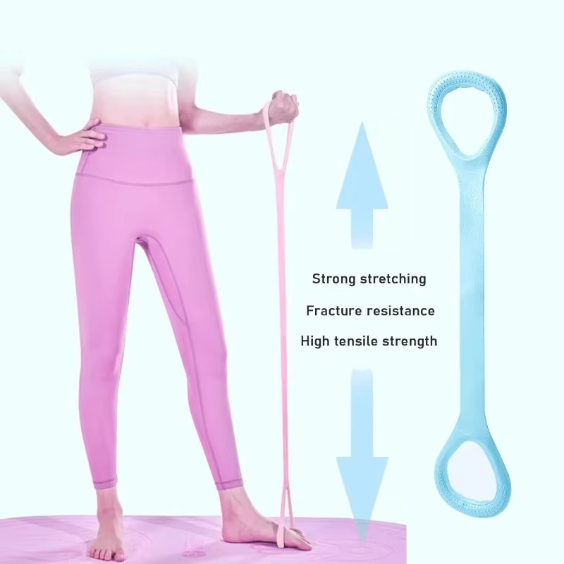 8-Pack Resistance Bands for Arms, Back, and Shoulder Training – Elastic Bands for Yoga, Pilates, and Physical Therapy