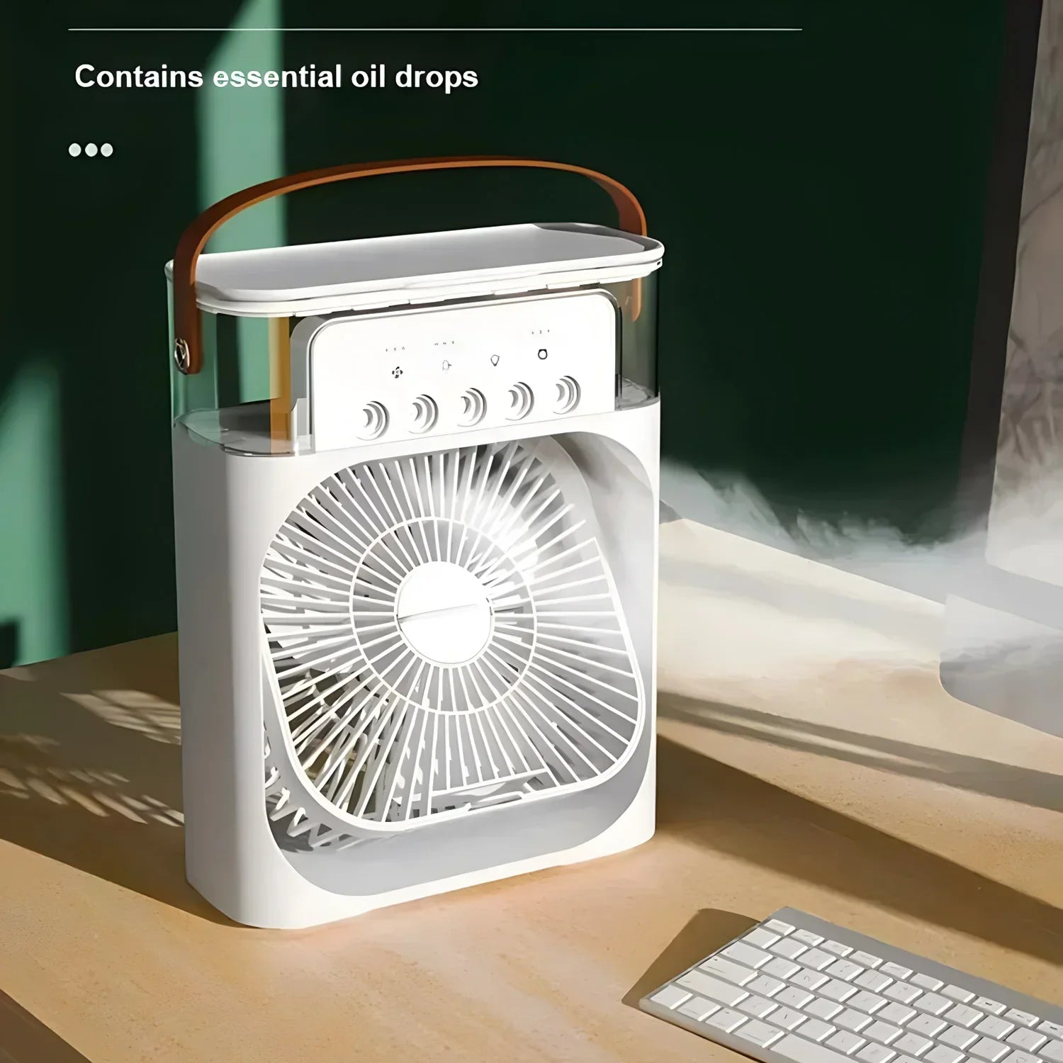 Portable Air Cooler Fan with LED Light