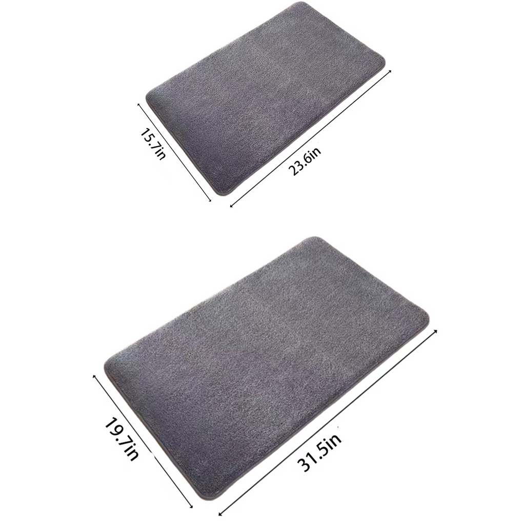 Ultra-Absorbent, Anti-Slip Luxurious Coral Velvet Bath Mat