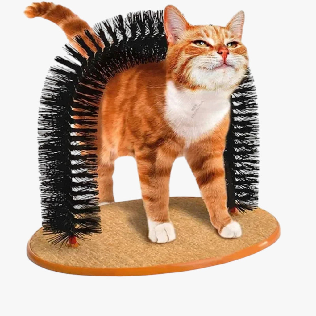 Cat Care Arch "Spinkrul" with Scratching Mat and Massage Function