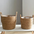 Fibrano Flower Pot Braided | Made of Natural Fibers | Boho & Country Style | 2 Sizes