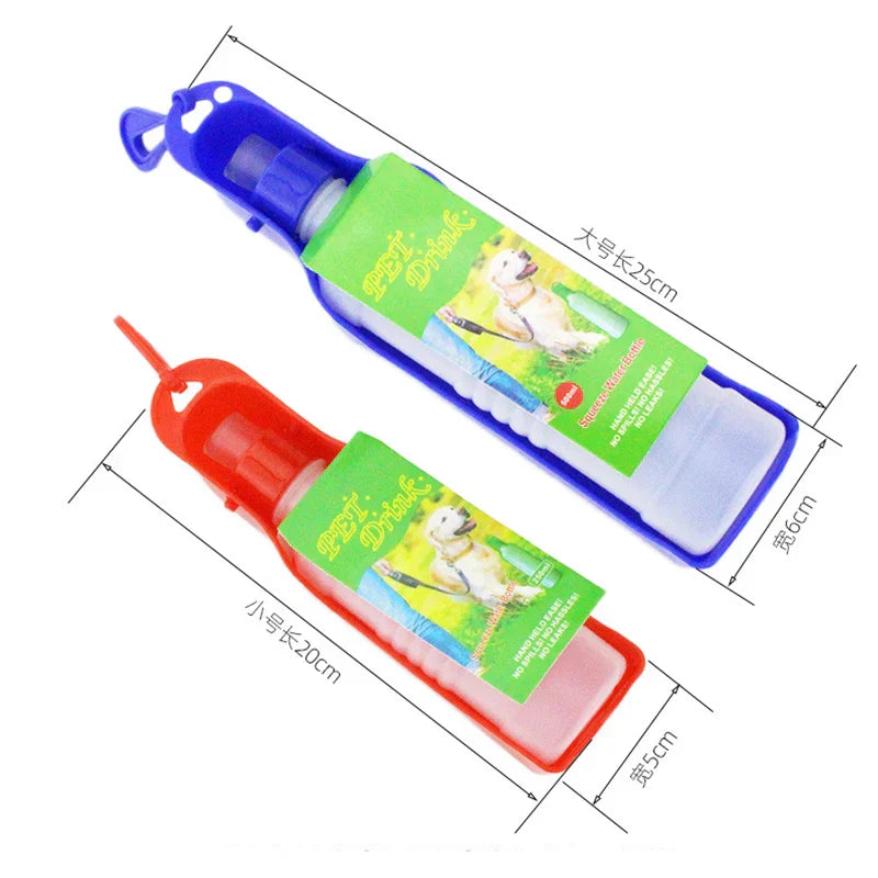 PawHydro Dog Water Bottle To-Go | Collapsible & Leakproof | For On-the-Go & Travel | Includes Water Bowl