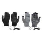 Heated Gloves FROSTIQ | USB Charging | Touchscreen & Non-Slip | Winter Thermal Gloves for Outdoor & Cycling