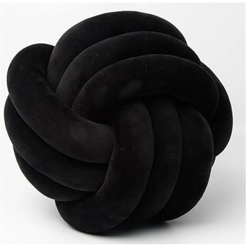 Plush Knot Cushion (Velvet)