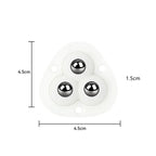 Self-Adhesive Full Rotating Furniture Mover Wheel Rollers