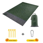 TerraLoom Beach Blanket | 210 x 200 cm | Sand-free & Waterproof | Ultra-light & Large
