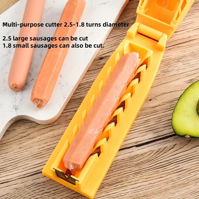 Easy Hot Dog Sausage Slicer Gadget