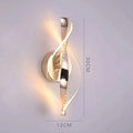 LED Wall Light NordGlow | Modern Acrylic & Metal Design | 3-Color Light | Creative Interior Lighting for Living Room & Bedroom