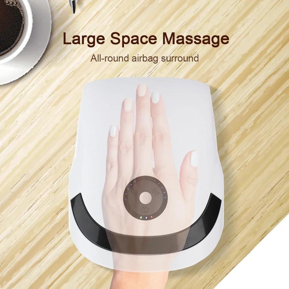 Hot Compress Electric Triple Mode Ergonomic Hand Massager