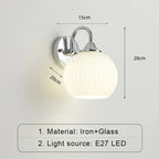 ModernWall - Scandinavian LED Wall Lamp with Glass