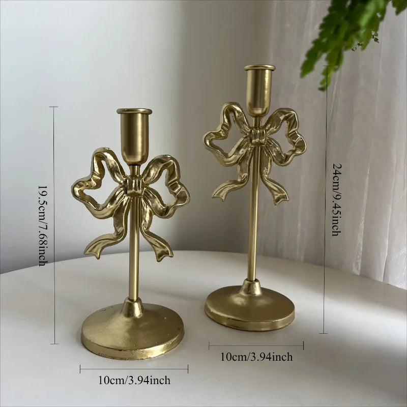 French Wrought Iron Candle Holder