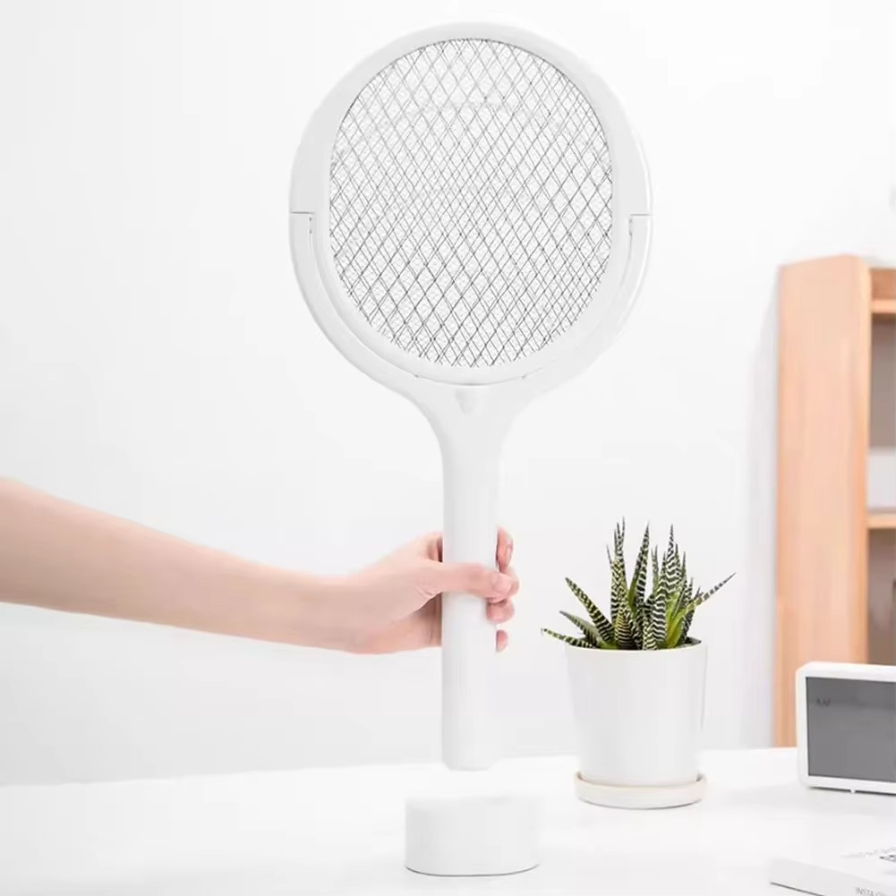 2-in-1 Rechargeable Mosquito Killer Lamp and Electric Swatter