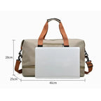 VOLARIS Fitness Travel Bag | Large Capacity | Dry-Wet Separation | Hand & Shoulder Bag for Women