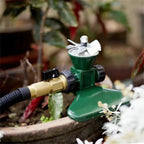 360-Degree Automatic Rotating Metal Lawn Sprinkler – Effective Garden Watering Spray Head