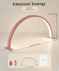 LUNAIL LED Nail Lamp | Half-Moon Design | USB | For Nail Studio & Home
