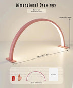 LUNAIL LED Nail Lamp | Half-Moon Design | USB | For Nail Studio & Home