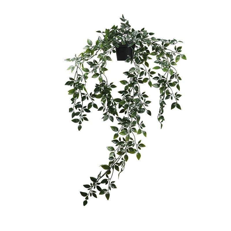 VerduraLine Artificial Plant Hanging | Evergreen & Maintenance-Free | 90 cm Decoration | Fresh Natural Design
