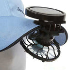 Solar-Ventilator SunBreeze ClipFan | Mini-Clip Fan with Solar Panel | For Outdoor Activities, Travel & Sports | Hands-Free Cooling
