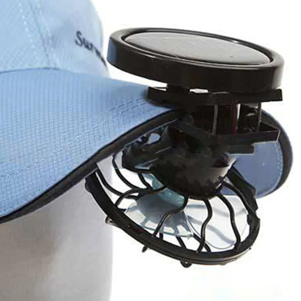 Solar-Ventilator SunBreeze ClipFan | Mini-Clip Fan with Solar Panel | For Outdoor Activities, Travel & Sports | Hands-Free Cooling