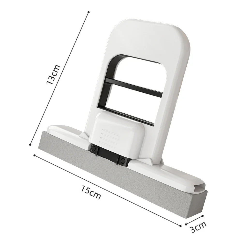 Mini Sponge Mop with Replaceable Head and One-Handed Squeeze Handle