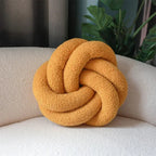 Nordic Cotton Boucle Knot Pillow