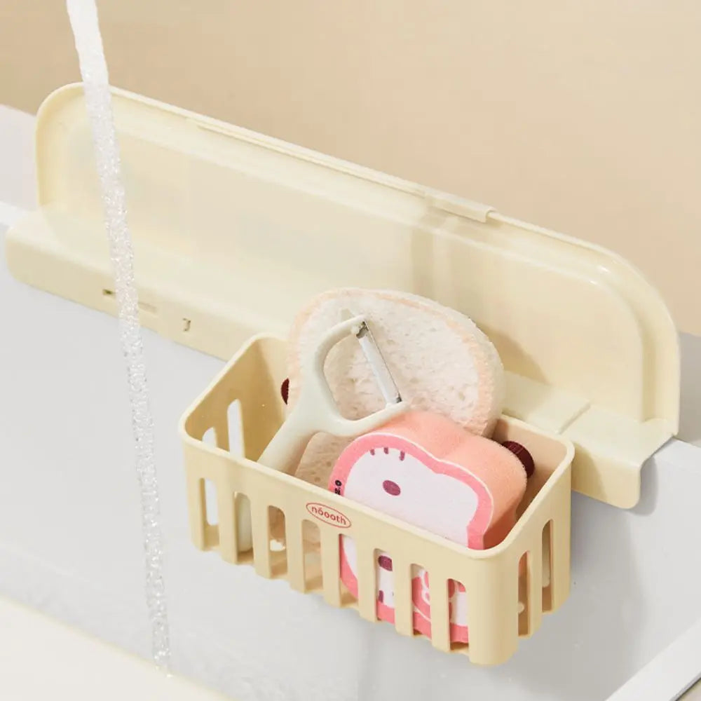 Built-in Basket Adjustable Sink Water Splash Protector