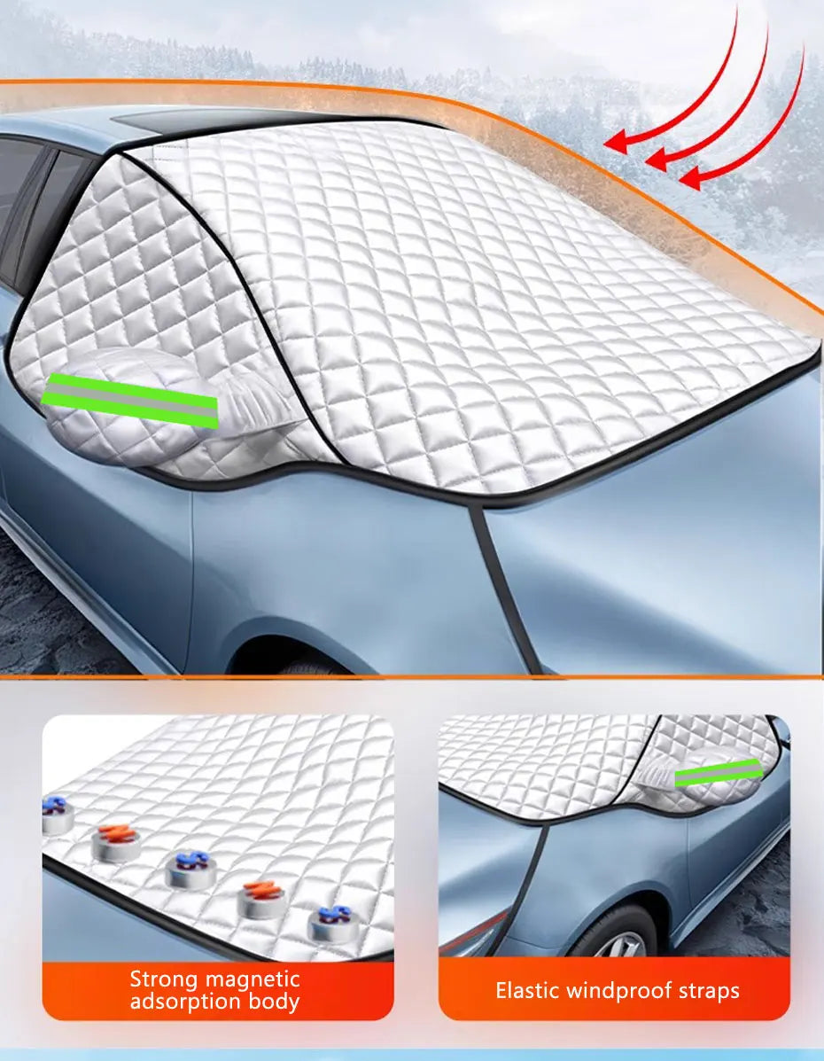 FrostGuard Pro 5-Layer Windproof Magnetic Ice Protection for the Windshield