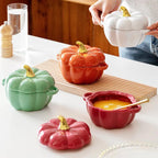 Stylish Ceramic Pumpkin Bowl for Serving Dishes
