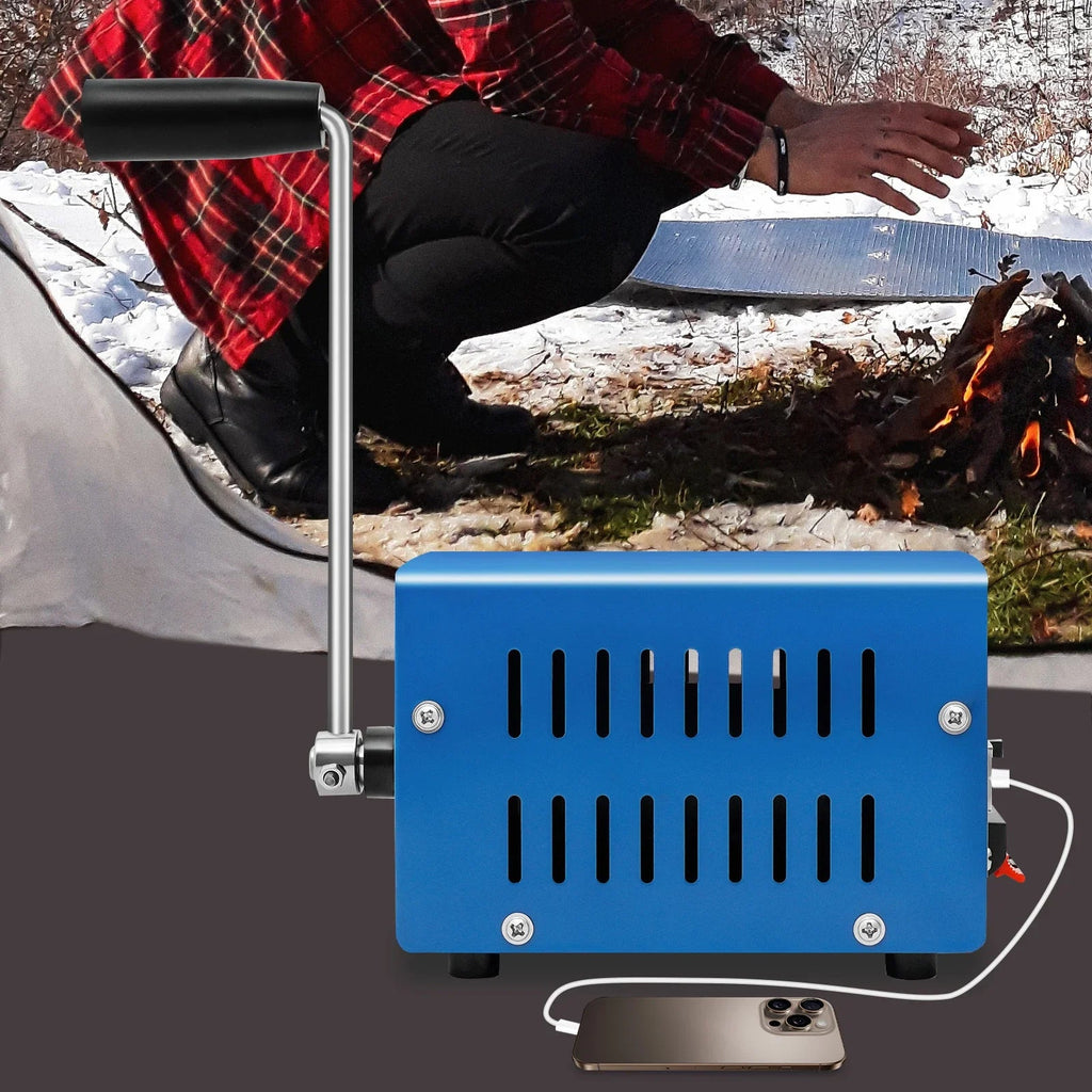 Mini Hand Dynamo USB Generator – Power without Grid