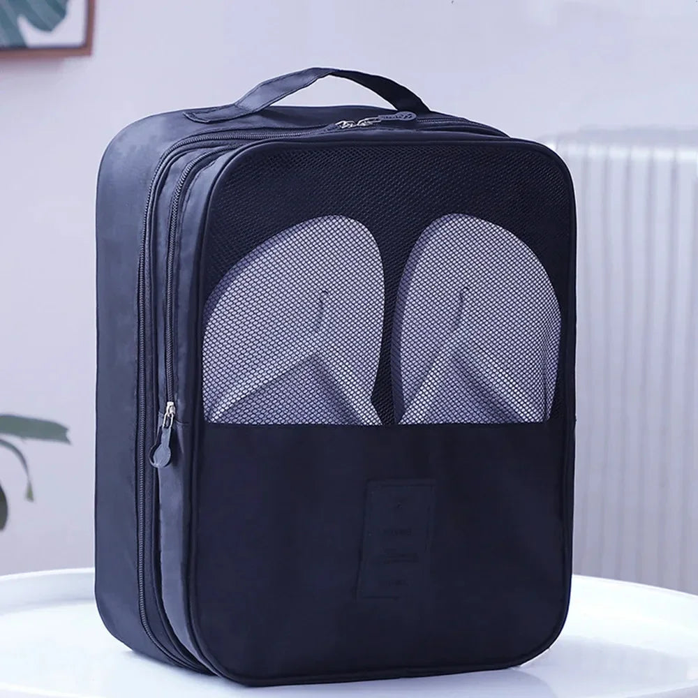 Packoro Shoe Organizer | For 3–4 pairs | Water-repellent & Compact | Travel & Everyday