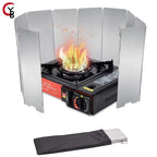 WindShieldX Camping Windshield | Foldable & Ultralight | Stainless Steel | For Gas Cookers & Outdoor Cookers