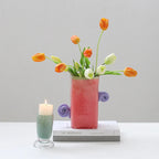 Glass Vase with Binaural Handle