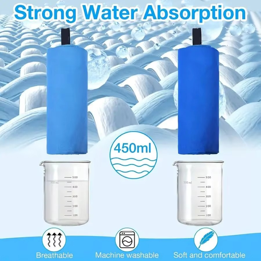 Quick-Dry Microfiber Towel for Travel, Sports, Gym, Beach and Yoga