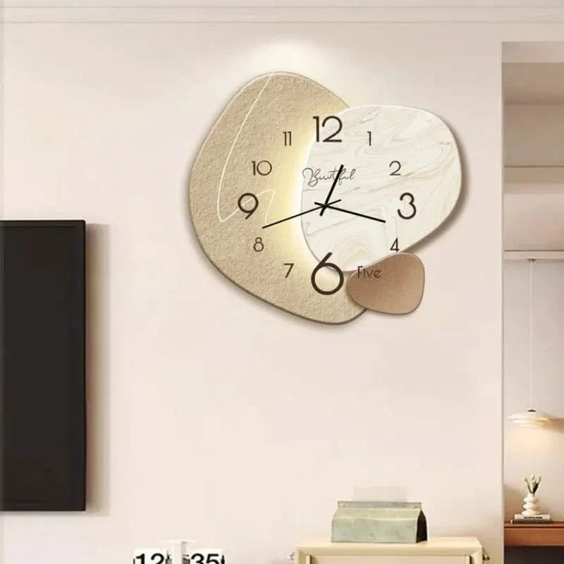 Modern Elegant Wall Clock for Living Room