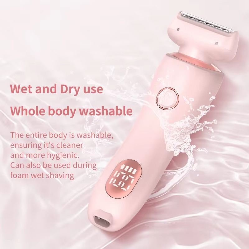 2-in-1 Women’s Cordless Hair Removal Razor and Bikini Trimmer