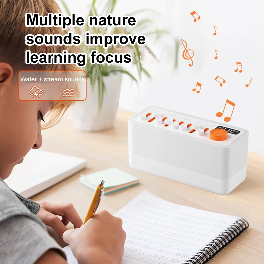 Smart Sleep Sound Machine with RGB Night Light and Bluetooth Speaker